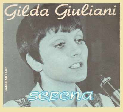 Gilda Giuliani. Foto della copertina del disco (Serena)